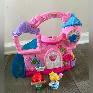 Princess Castle Playset with Blue Slide - Kids Toys